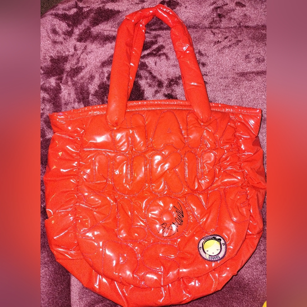 Harajuku Red Orange Women's Tote Bag